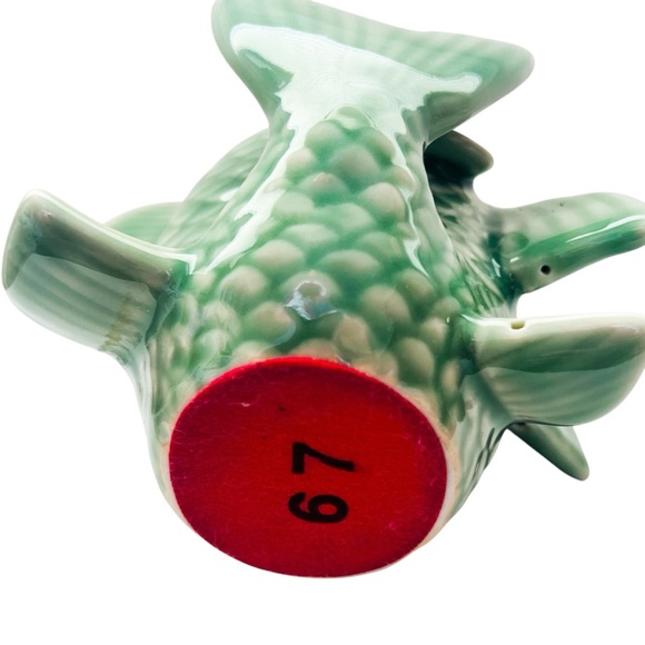 Vintage Wide Mouth Koi Fish Ceramic Figurine - Picture 7 of 7